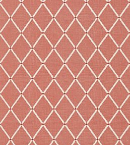 Pompton Trellis Wallpaper by Thibaut Red