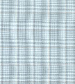 Grassmarket Check Fabric by Thibaut Slate Blue