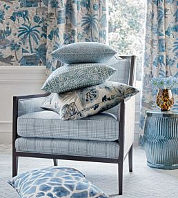 Tiger Reserve Fabric by Thibaut Wheat