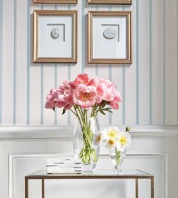 Notch Stripe Wallpaper by Thibaut Green