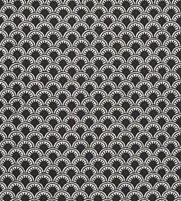 Maisie Fabric by Thibaut Black