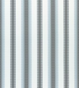 Samba Stripe Fabric by Thibaut Charcoal and Mineral