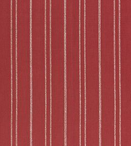 Nolan Stripe Fabric by Thibaut Red