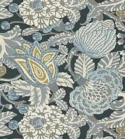 Mitford Wallpaper by Thibaut Grey