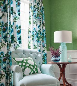 Surfrider Wallpaper by Thibaut Emerald Green