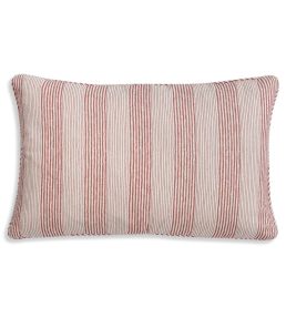 Ticking Cushion 43 x 35cm by Fermoie Red
