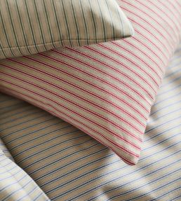 Ticking Stripe 1 Antique Fabric by Ian Mankin Iris