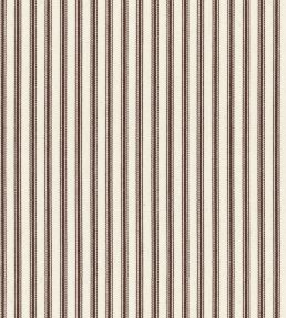 Ticking Stripe 1 Fabric by Ian Mankin Brown