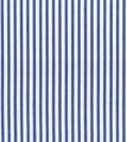 Ticking Stripe 1 Fabric by Ian Mankin Cobalt