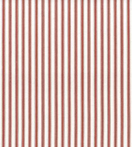 Ticking Stripe 1 Fabric by Ian Mankin Crimson