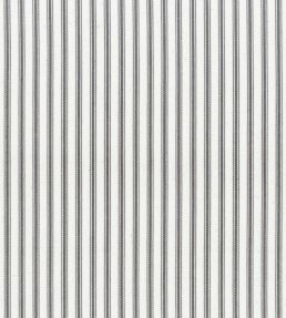Ticking Stripe 1 Fabric by Ian Mankin Dark Grey