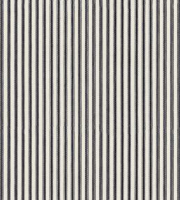 Ticking Stripe 1 Fabric by Ian Mankin Dark Navy