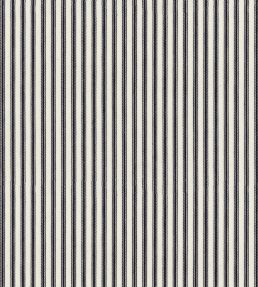 Ticking Stripe 1 Fabric by Ian Mankin Dark Navy