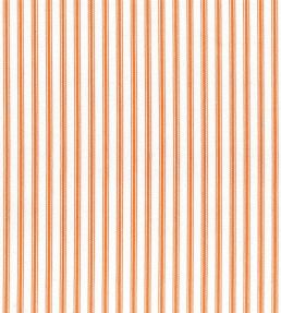 Ticking Stripe 1 Fabric by Ian Mankin Orange
