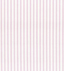 Ticking Stripe 1 Fabric by Ian Mankin Rose
