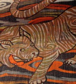Tigris Wallpaper by Arte Burnt Sienna