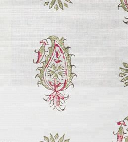 Persian Paisley Fabric by Titley and Marr Pink&Apple