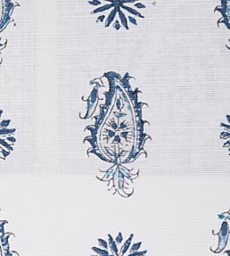 Persian Paisley Fabric by Titley and Marr Indigo