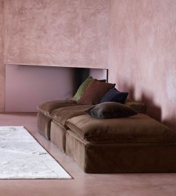 Todd Fabric by Zinc Silver Grey