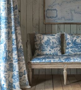 Toile Baptiste Fabric by Lewis & Wood Rhone