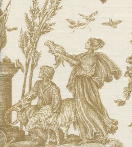 Toile Baptiste Fabric by Lewis & Wood Dijon