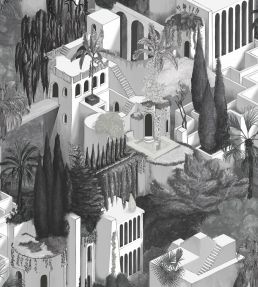 Toledo Wallpaper by Rebel Walls Graphite