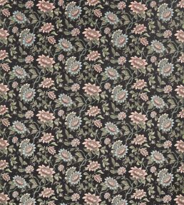Tonquin Velvet Fabric by Clarke & Clarke Noir
