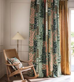 Totem Fabric by Osborne & Little Celadon
