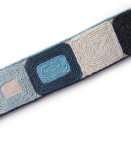 Totum Border Trimming by Christopher Farr Cloth Indigo