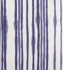 Tracks Fabric by Christopher Farr Cloth Dark Indigo