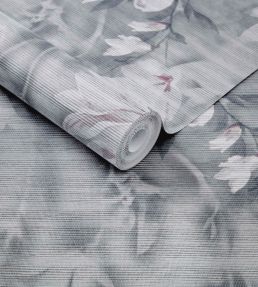 Trailing Magnolia Mural by 1838 Wallcoverings Mist