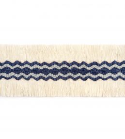 Trapeze Border Trimming by Christopher Farr Cloth Dark Indigo