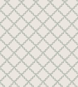 Trellis Wallpaper by Sandberg Forest Green