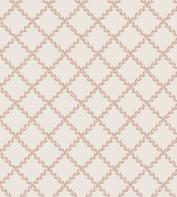 Trellis Wallpaper by Sandberg Terracotta