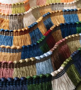 Trianon Blocked Brush Fringe Trimming by Samuel & Sons Jewel