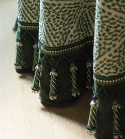 Trianon Carved Beaded Fringe Trimming by Samuel & Sons Chocolat