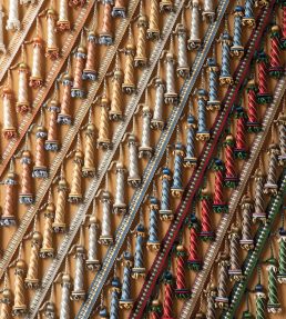 Trianon Carved Beaded Fringe Trimming by Samuel & Sons Lapis