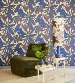 Tropical Leaf Wallpaper by Eijffinger Beige / Sand