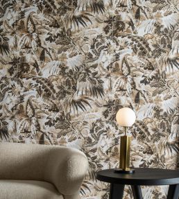 Tropicali Wallpaper by Arte Linen Silver