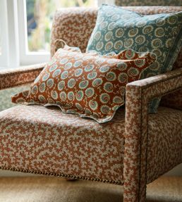 Truffle Fabric by Sanderson Blue Clay
