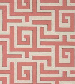 Tulum Applique Fabric by Thibaut Coral on Natural