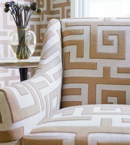 Tulum Applique Fabric by Thibaut Spa Blue