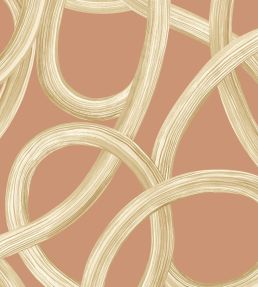 Twisted Geo Wallpaper by Ohpopsi Ginger
