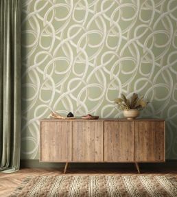 Twisted Geo Wallpaper by Ohpopsi Ginger