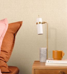 Uni Mat Wallpaper by Caselio Beige Galet