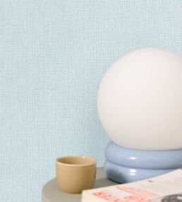 Uni Mat Wallpaper by Caselio Bleu Glacier