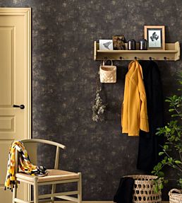 Uni Metalises Wallpaper by Caselio Copper Blue