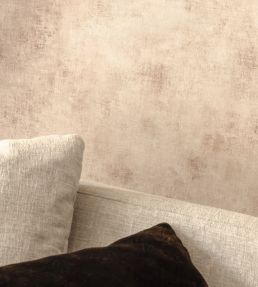 Uni Metalises Wallpaper by Caselio Copper Blue