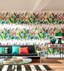 Urban Tropic Wallpaper by Ohpopsi Tropical Bright