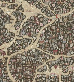 Utopia Fabric by Lewis & Wood Twilight